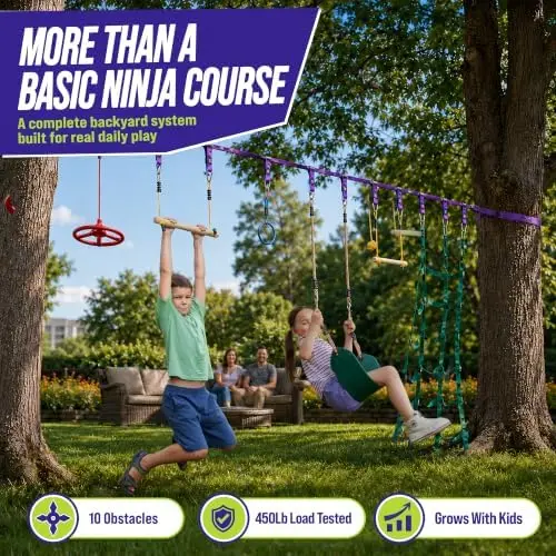 Pista de Obstáculos para Niños - Kids Outdoor Monkey Bars reseña y precio