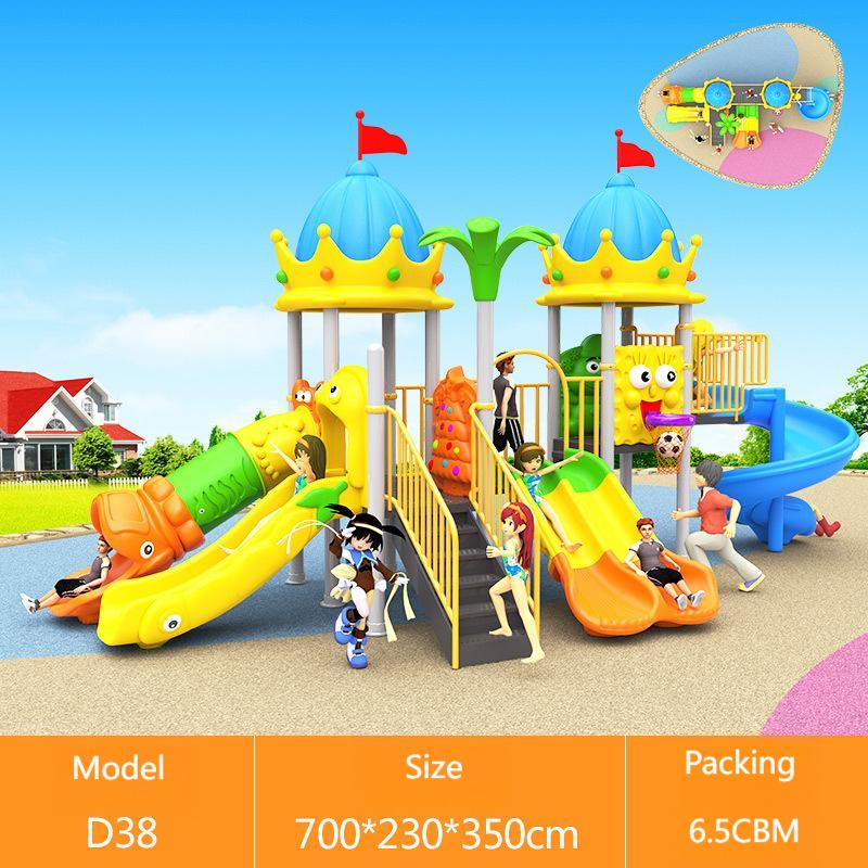 Equipo de Juegos Pequeño y Eco - Kids Outdoor Swing Set With Slide reseña y precio
