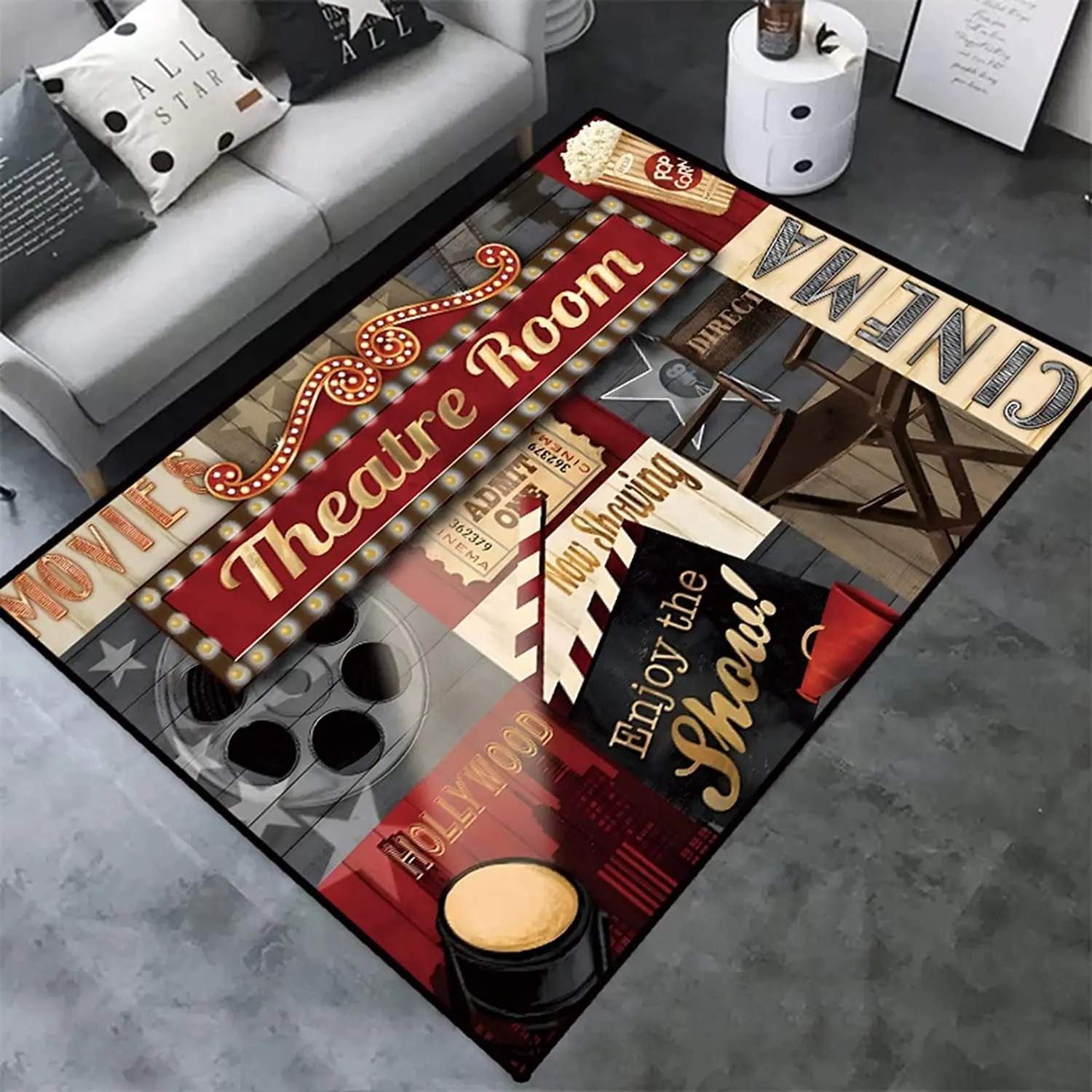 Alfombra de Cine Retro con Dis - Kids Outdoor Movie Night reseña y precio