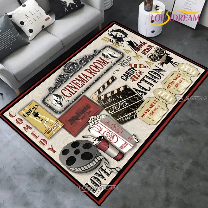 Alfombra de Cine Retro con Dis - Kids Outdoor Movie Night reseña y precio