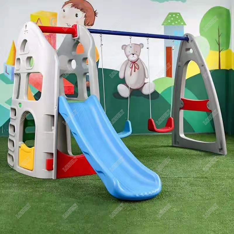 Juego de Columpios y Tobogán d - Kids Outdoor Swing Set With Slide reseña y precio