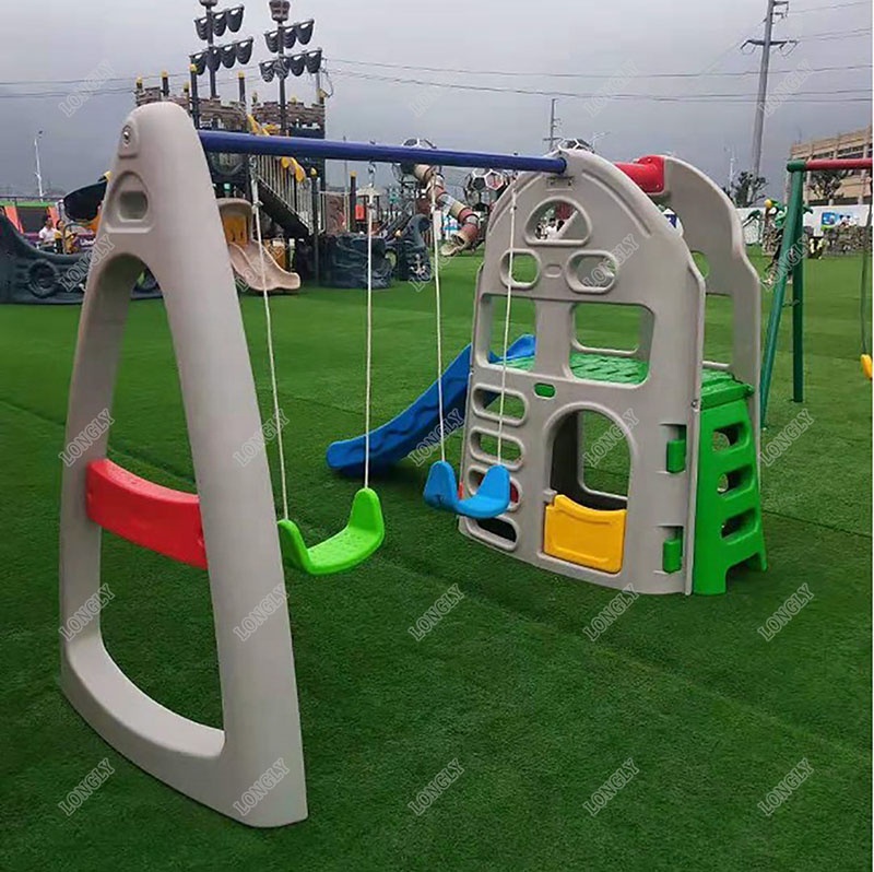 Juego de Columpios y Tobogán d - Kids Outdoor Swing Set With Slide reseña y precio