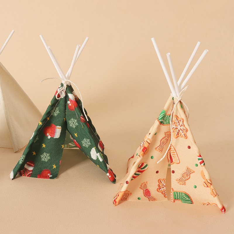 Mini Tienda de Campaña Navideñ - Kids Outdoor Teepee reseña y precio