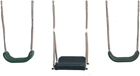 view Juego de Columpios Metáli - Kids Outdoor Swing Set With Slide reseña y precio