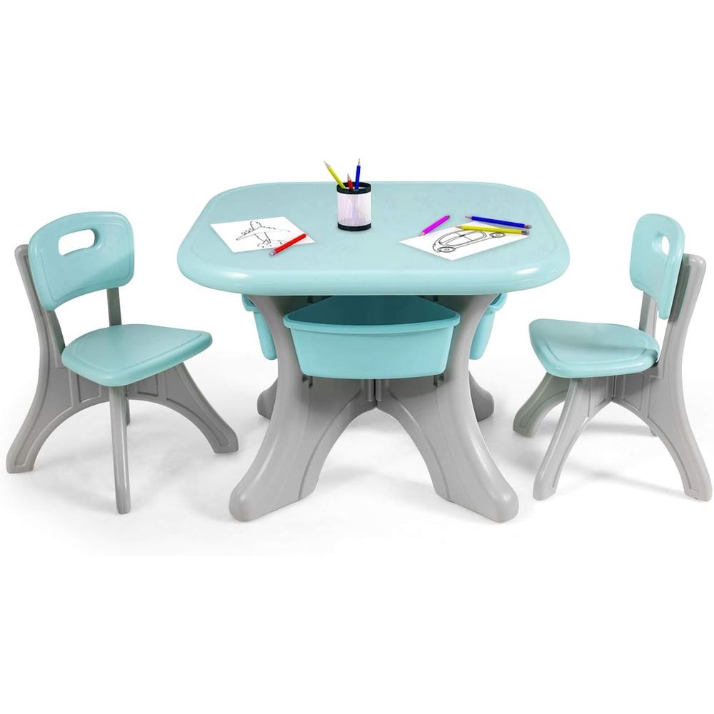 Mesa y Sillas para Niños, Jueg - Kids Outdoor Chair And Table reseña y precio