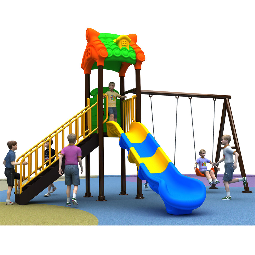 Gran oferta, equipo de parque  - Kids Outdoor Swing Set With Slide reseña y precio