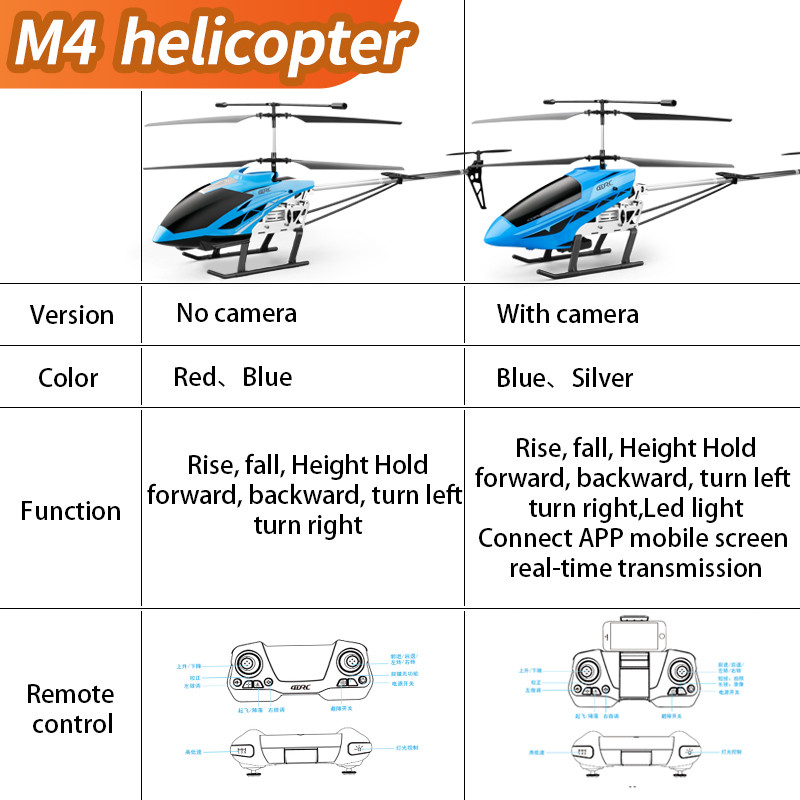 Helicóptero Rc grande M4, Cont - Kids Outdoor Toy Storage reseña y precio