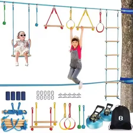 Kit de Pista de Obstáculos War - Kids Outdoor Monkey Bars reseña y precio