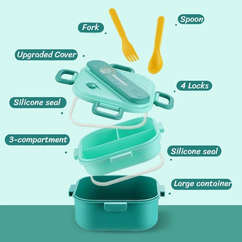 Lonchera Bento Infantil con Di - Kids.Outdoor Utensils reseña y precio