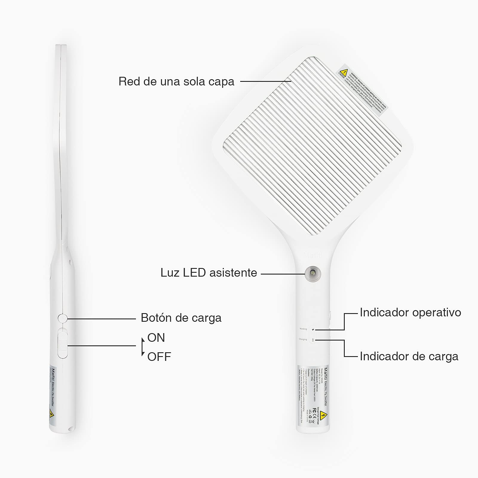 Matamoscas recargable por USB, - Bug Catching Kit reseña y precio