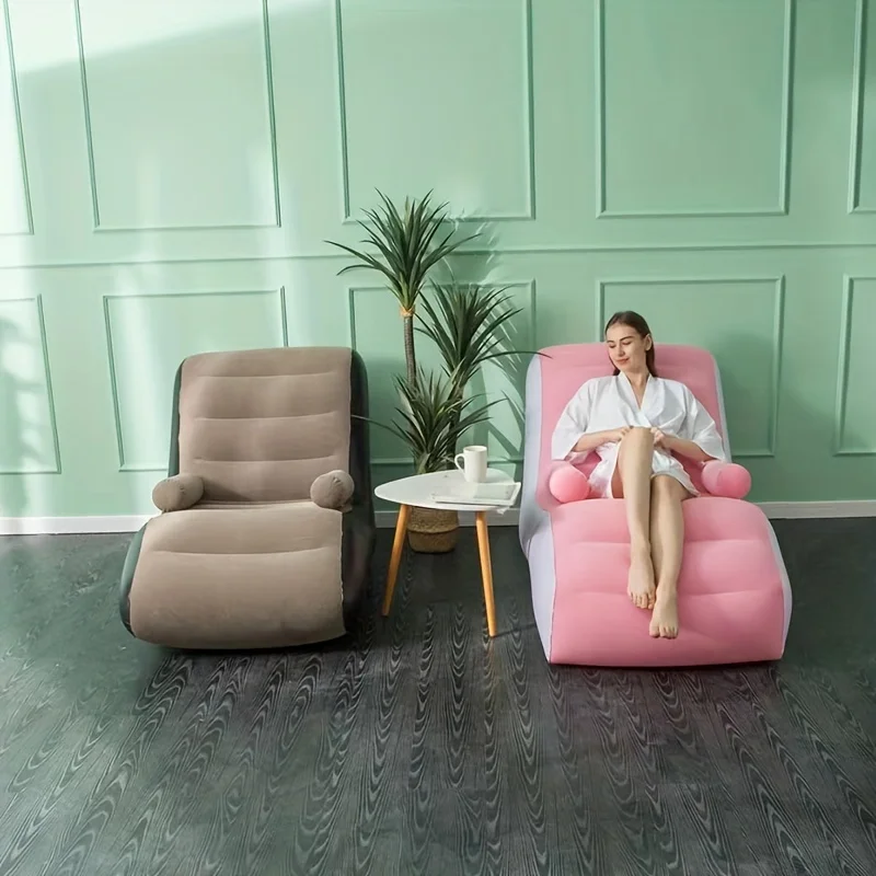 Sofá perezoso inflable de PVC  - Kids Outdoor Lounge Chair reseña y precio